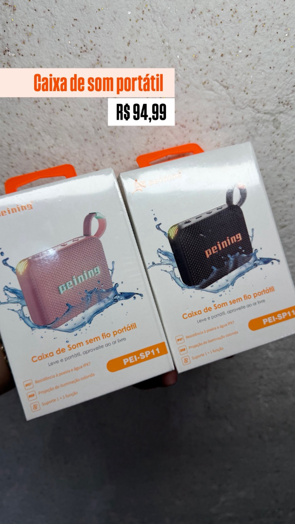 Caixa de Som Bluetooth Portátil Peining PEI-SP11 (IPX7)