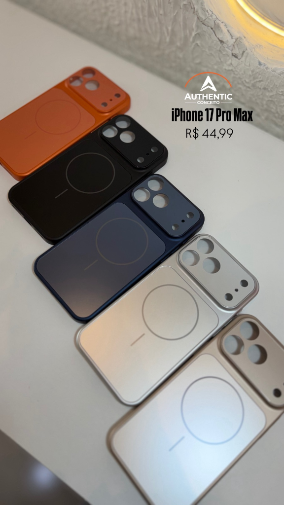 Capa MagSafe Titanium iPhone 17 Pro Max