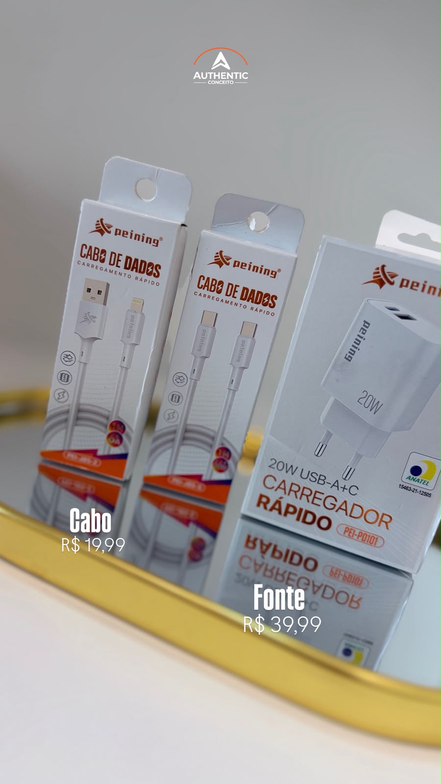 Fonte Carregador Rápido 20W Peining (PEI-PD101)